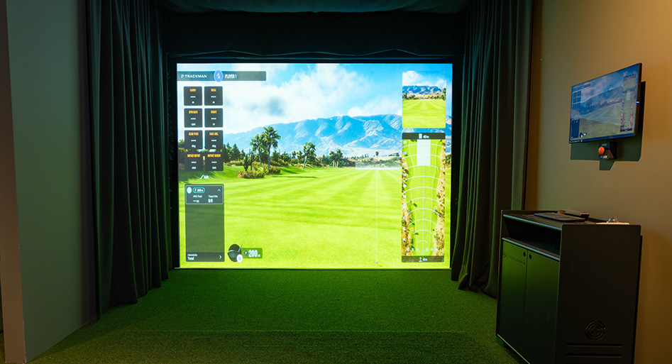 Golfsimulator hos ParkN — detalj