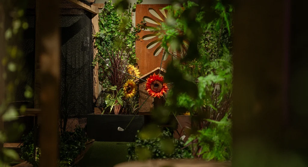 Minigolf hos ParkN — detalj